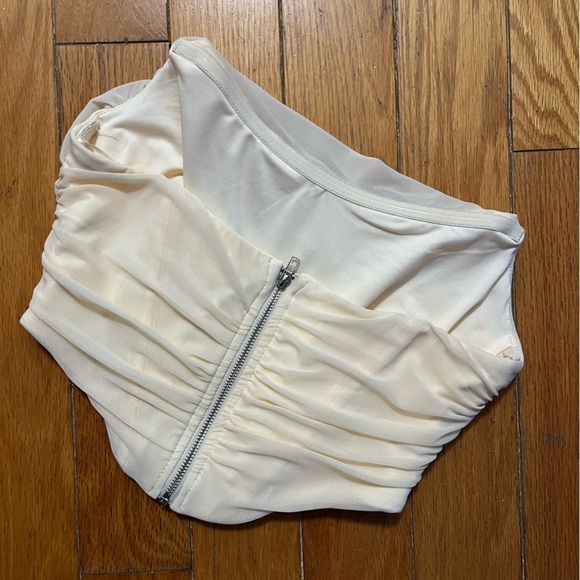 Corset Top with Pearl Accents - Picture 2 of 3